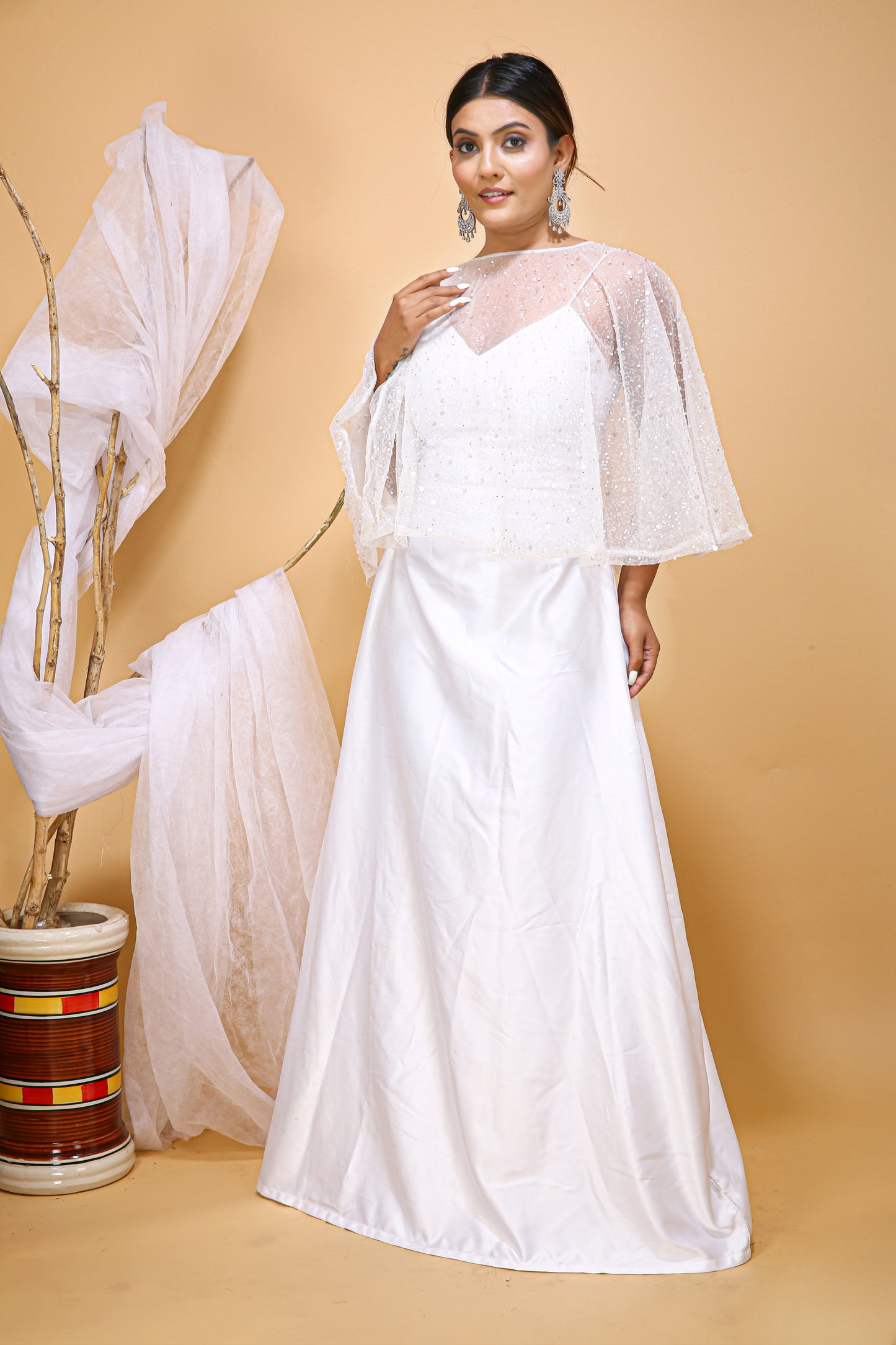 Wedding Cape, Wedding Dress Cape, Bridal Cape, Bridal Cloak, Beaded Bridal Top, Bridal Cover Up, Bridal Cape Veil, Alternative Veil