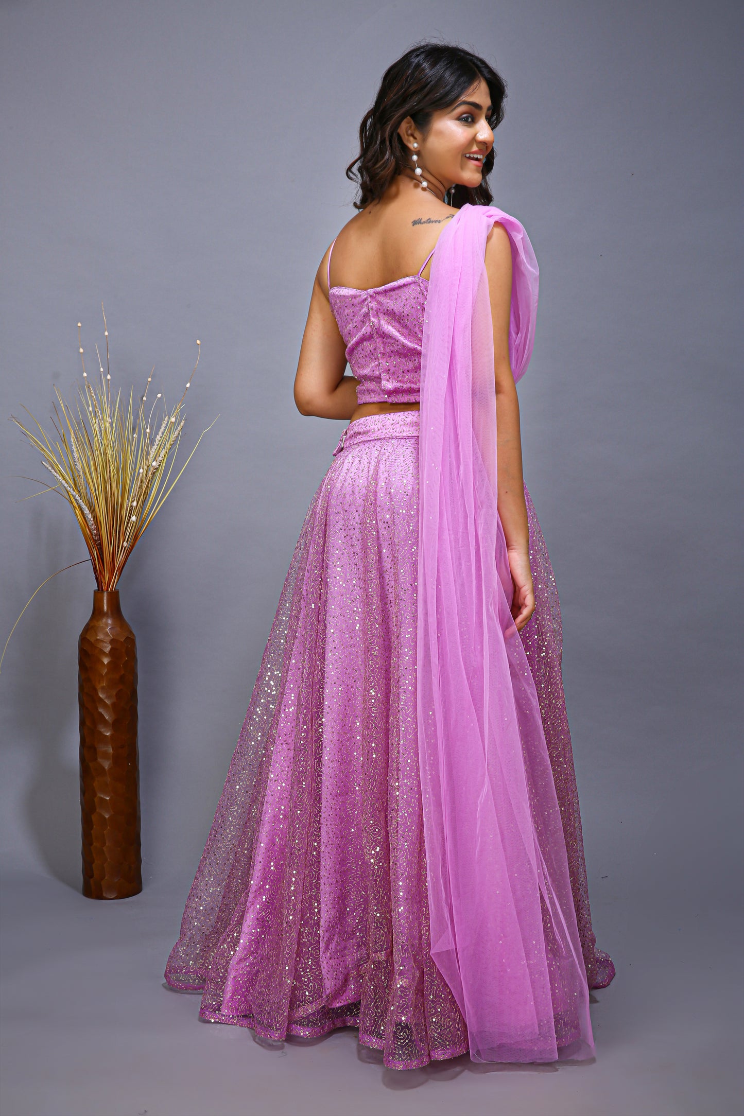 Febric Lunching Slit lehenga choli