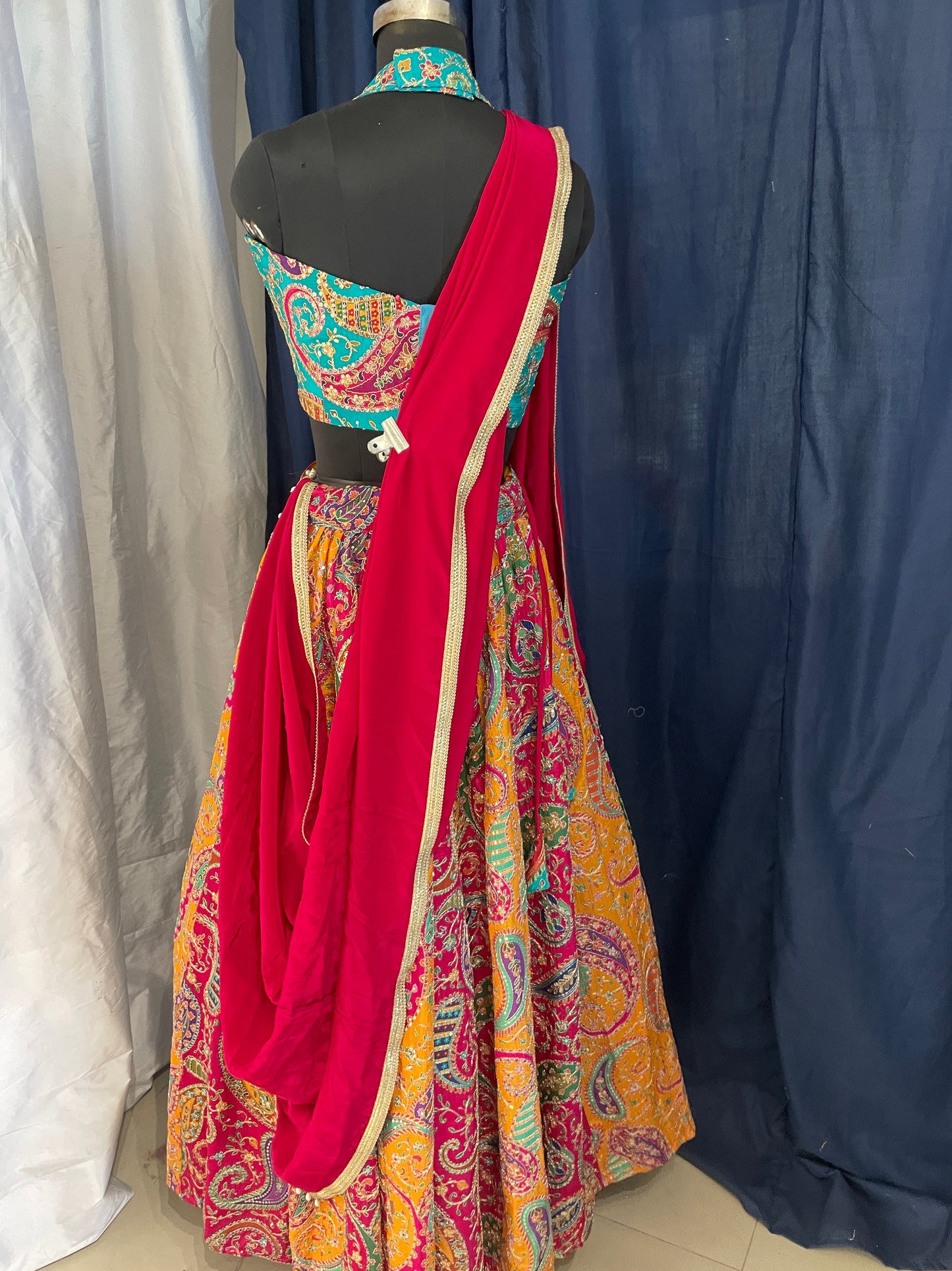 Mehendi and Haldi wear Lehenga
