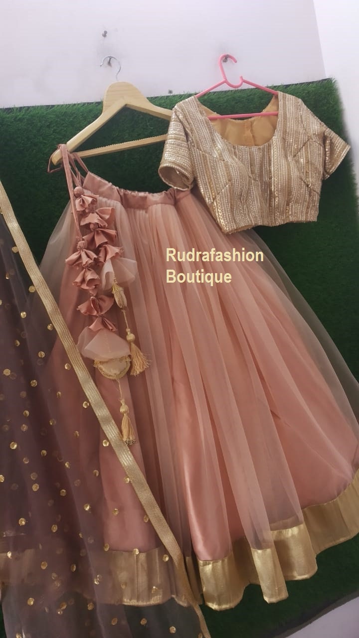 Brown Lehenga Choli lenga lehnga Chania choli Function wear lehenga choli Wedding wear lengha for women Indian ethnic wear full set sari