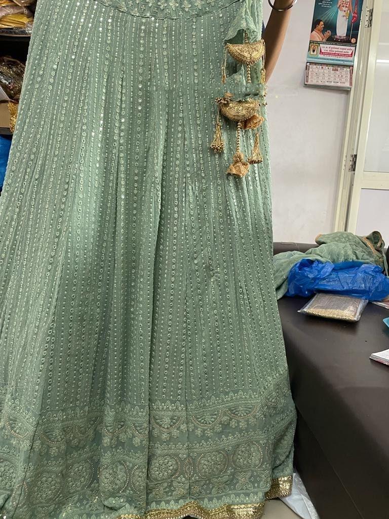 lehengha Choli Indian wedding Pakistani Partywear Designer Pastel Lengha choli Custom Stiched Choli blouse for women girl's lehenga choli 1