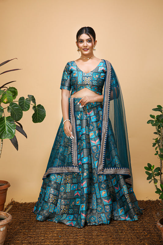 Pure Banarasi Brocade lehenga Choli