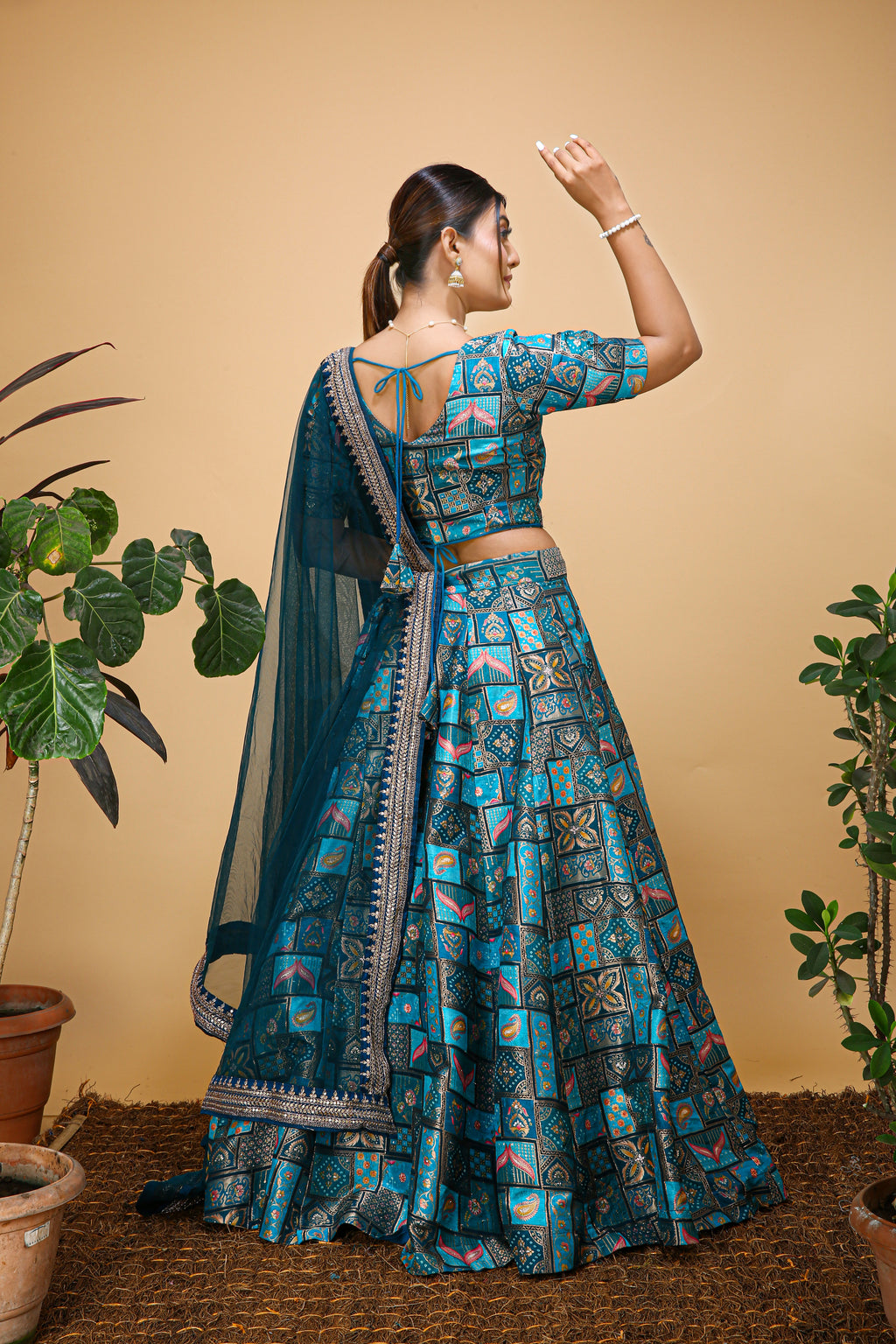 Pure Banarasi Brocade lehenga Choli