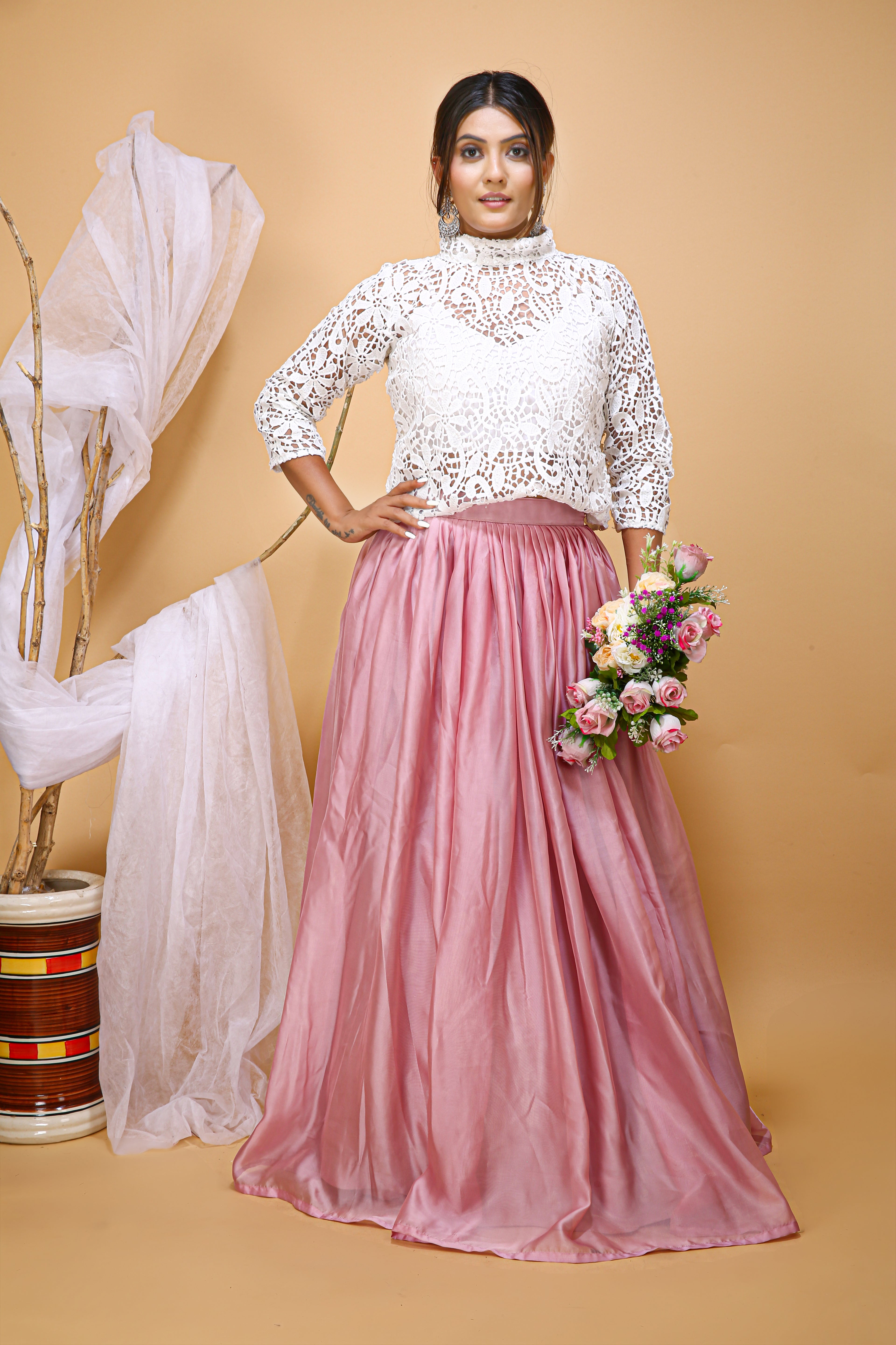 Bridal High Neck Top