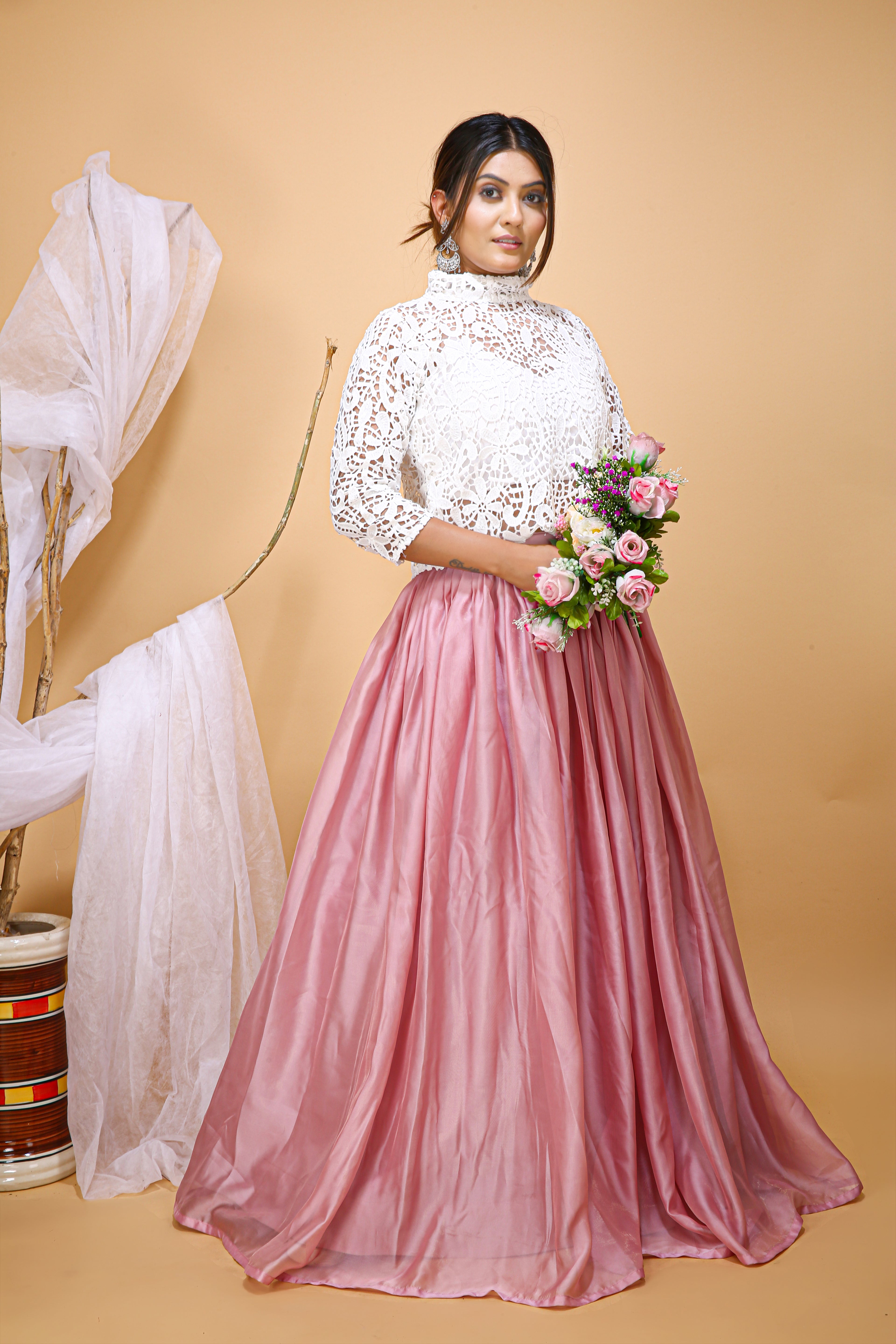Bridal High Neck Top