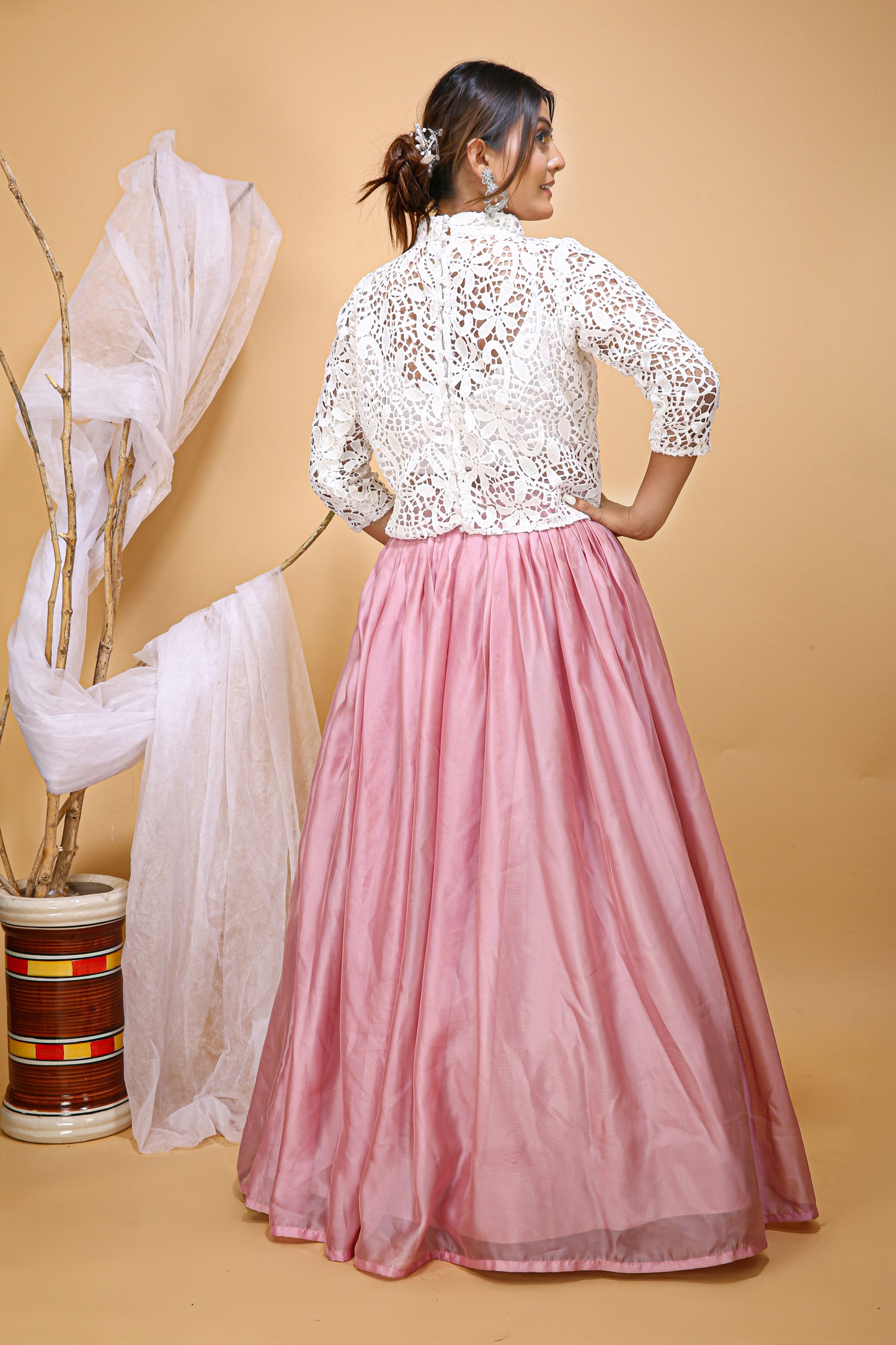 Bridal High Neck Top