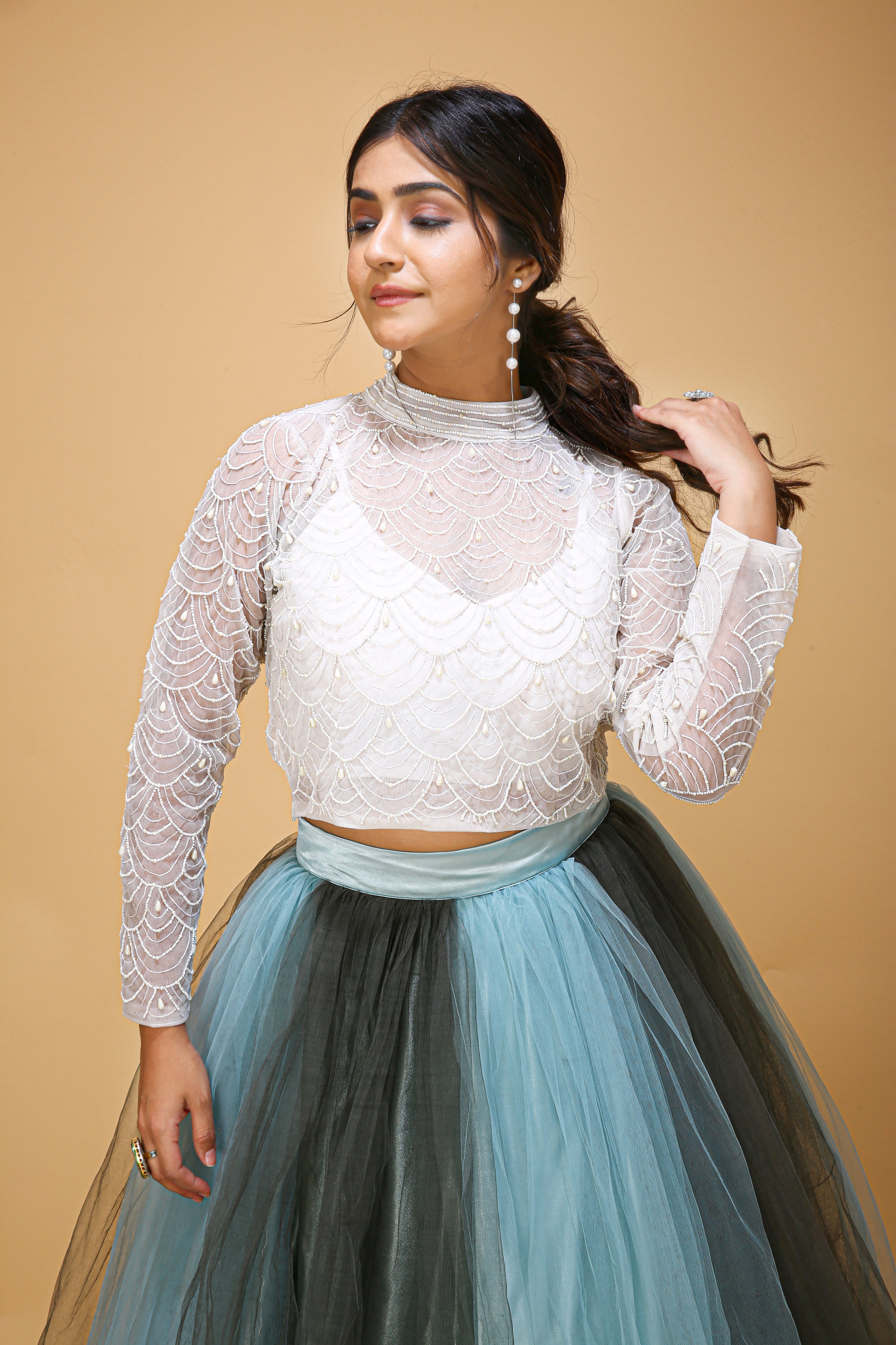 Maxi Bridesmaid Skirt-zoom view