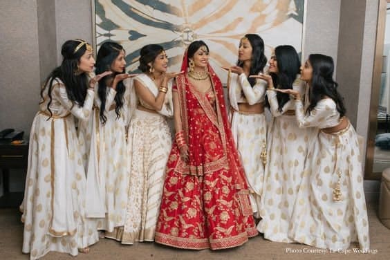 White Chikankari Silk lehenga choli with Dupatta Indian Wedding dress Bridesmaid  Lengha Traditonal lehenga Ethnic wear bridesmaids suit 3