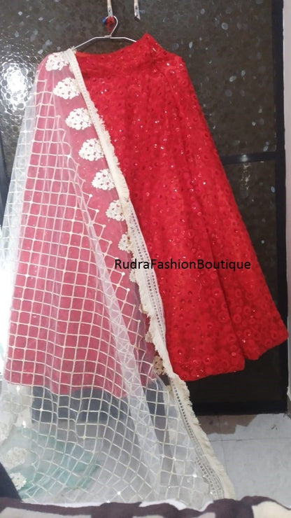 Lehenga choli Party wear Bollywood Designer Indian Wedding bridal lengha sari for women Party wear Bridesmaid dresses Lucknow work choli 1