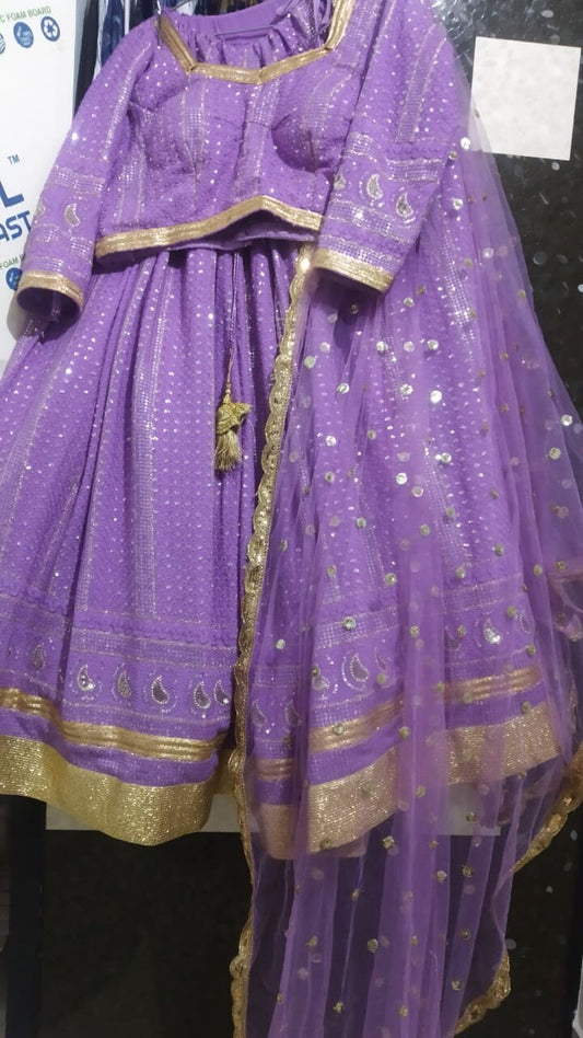 Purple lehenga choli lenga lehnga chaniya choli Function wear lehenga choli Wedding wear lengha for women indian ethnic wear full set sari