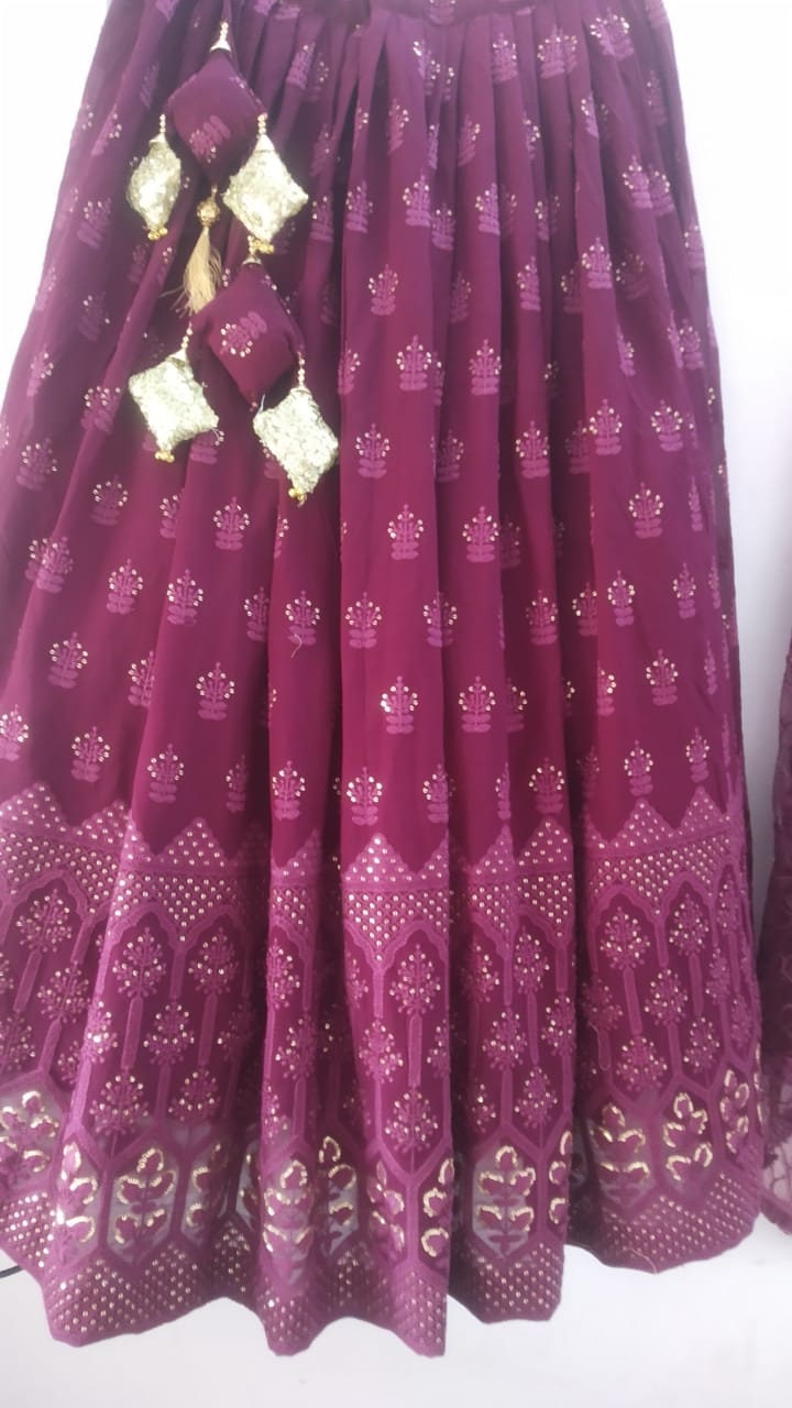 Designer Chikankari lengha lehenga Indian ethnic traditional wear Indian Suit Chania choli Party wear Lucknowi dress Wedding wear Function 1
