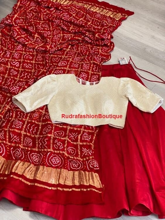 Red lehenga choli Wedding wear chania choli Designer lenga choli for women exclusive party wear lengha indian traditional wear function 1