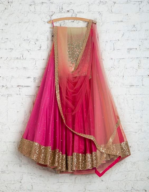 Beautiful Pink color Designer Lehenga Sequince lengha choli wedding Festival Ceremonial Bollywood lehnga Blouse for women gifts suit 1