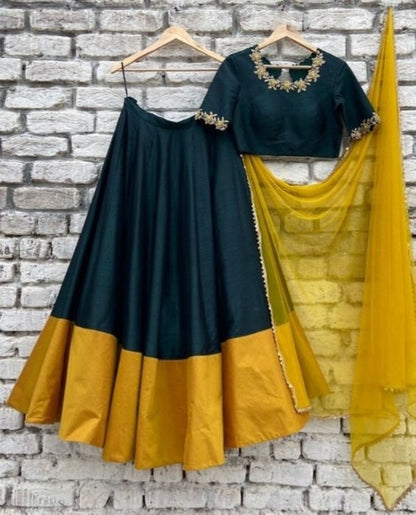 Beautiful Green color Designer Lehenga Sequince lengha choli wedding Festival Ceremonial Bollywood lehnga Blouse for women gifts suit 1