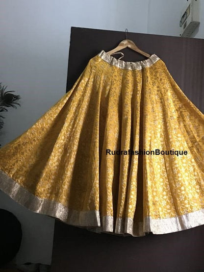 Yellow  lehenga choli Wedding wear chania choli Designer lenga choli for women exclusive party wear lengha indian traditional wear 2