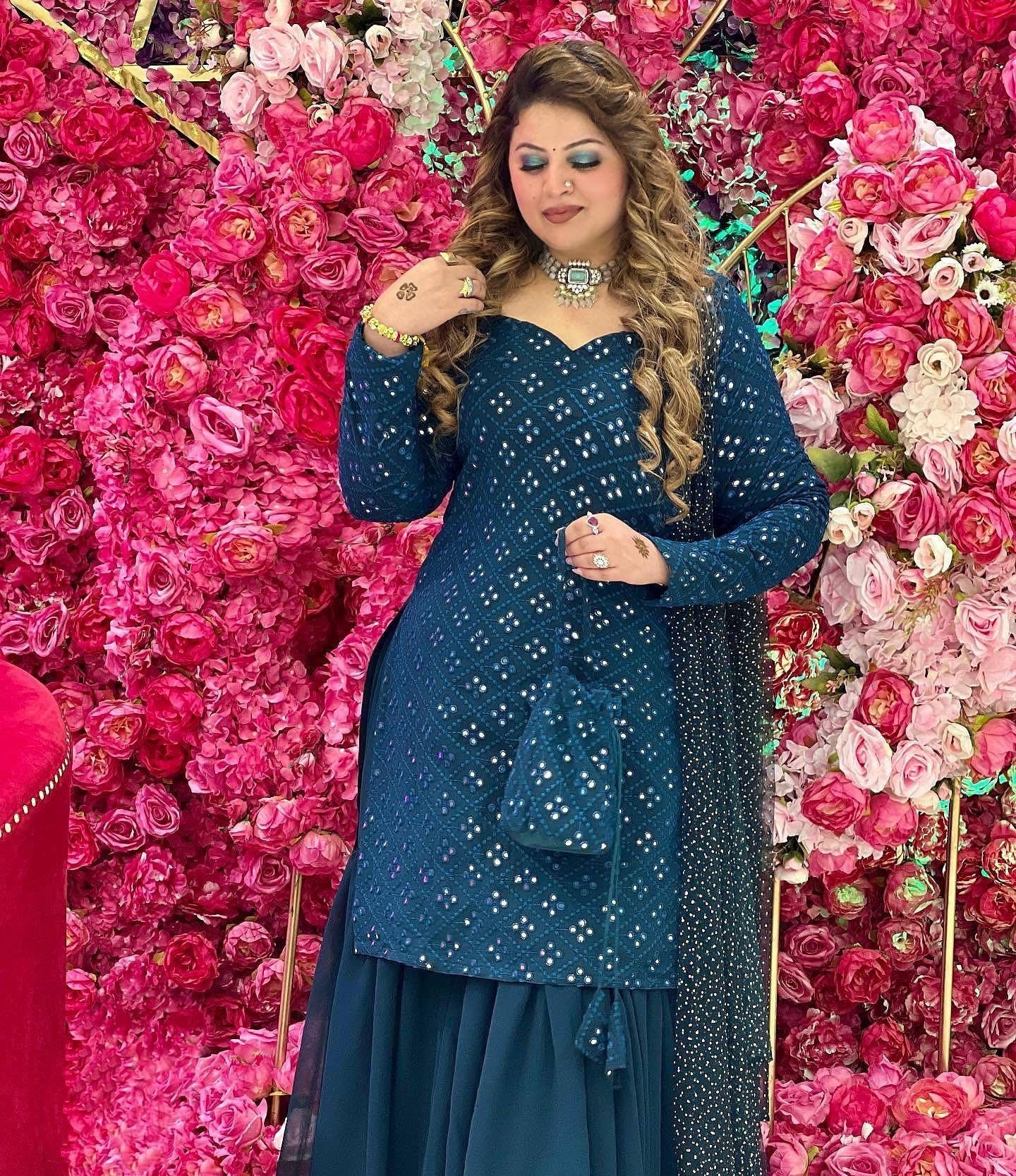Pakistani Indian Wedding Dresses Bridal Lengha Collection Sharara Eid Style Suits Latest Clothes Shalwar Kameez Party wear sharara Full Set
