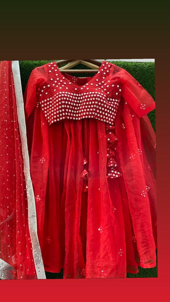 Red Lehenga Choli for Women Indian Wedding wear party wear Latest designer Choli Bridal wear and Festival Reception Lehenga Choli Dresses