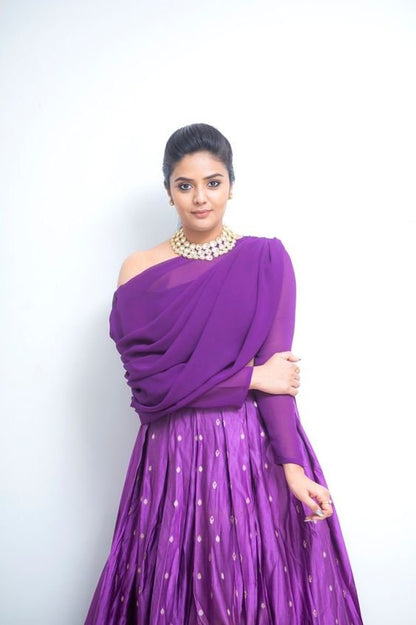 Purple designer gown lengha lehenga Indian ethnic traditional wear Indian Suit Chania choli Party wear White dress Wedding wear Function 2