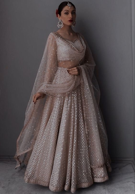 New Wedding Lehenga Choli Dupatta Indian Pakistani Designer Ivory Heavy Lengha Custom Made for Girls Women Designer wear Wedding wear choli